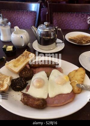 Ein traditionelles Irisches Frühstück Stockfoto