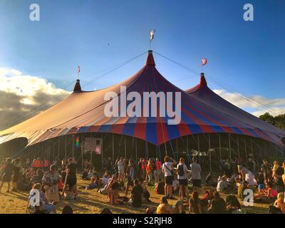 Die John Peel Stage Zelt, Glastonbury 2019 Stockfoto