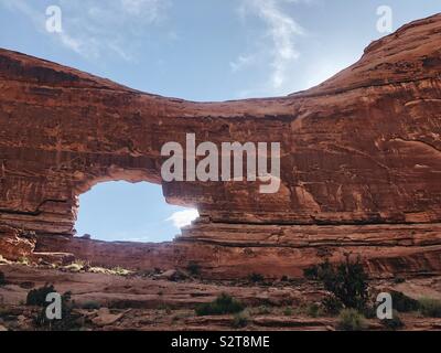 Jeep Arch Moab Utah Stockfoto