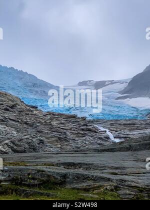 Gletscher in Norwegen Stockfoto