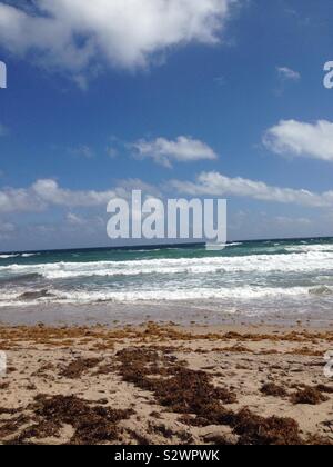 Schönen Tag am Delray Beach, Florida. Stockfoto