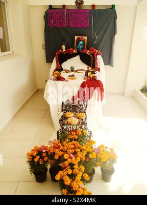 Tag der Toten altar in Merida, Mexiko Stockfoto