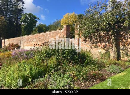 Englischer Landschaftsgarten Stockfoto