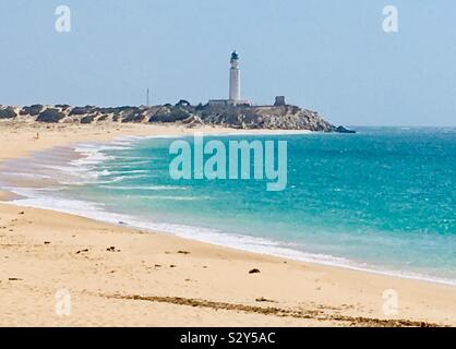Kap Trafalgar an der Costa de la Luz, Spanien. Stockfoto