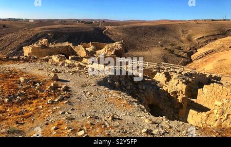 Shobak castle Jordan Stockfoto