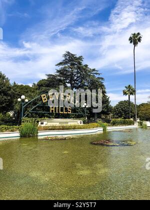 Beverly Hills anmelden Los Angeles Park. Kalifornien. USA. Stockfoto