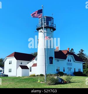 Chatham Lighthouse, Chatham, Cape Cod, Massachusetts, United States Stockfoto