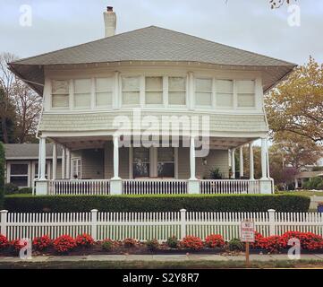 Ein Haus in Allenhurst, Monmouth County, New Jersey, United States Stockfoto