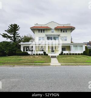Ein Haus in Allenhurst, Monmouth County, New Jersey, United States Stockfoto
