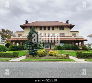 Ein Haus in Allenhurst, Monmouth County, New Jersey, United States Stockfoto