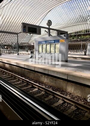 Gare de Liège-Guillemins Stockfoto