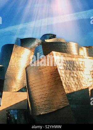 Das Guggenheim Museum, Bilbao, Spanien Stockfoto