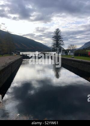 Laggan Lochs, Scottish Highlands Stockfoto