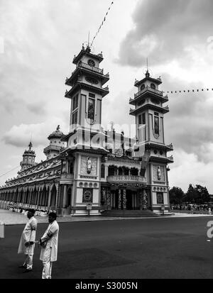 Cao Dai Tempel, Vietnam Stockfoto