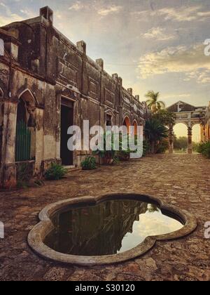 Schönen Architektur in der Hacienda Yaxcopoil in der Nähe von Mérida, Mexiko. Stockfoto