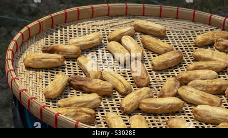 Getrocknete Bananen Stockfoto