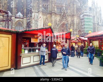 Koln Weihnachtsmarkt 2019. Deutschland Stockfoto