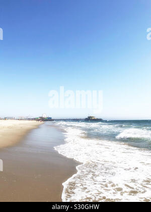 Santa Monica Pier, Santa Monica, Kalifornien Stockfoto