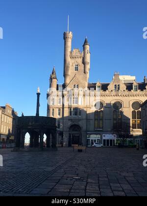 Heilsarmee Zitadelle und Mercat Cross, Granary, Aberdeen, Schottland Stockfoto