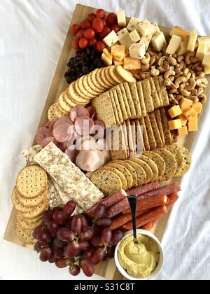 Charcuterie Bord Stockfoto