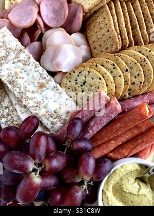 Charcuterie Bord Stockfoto