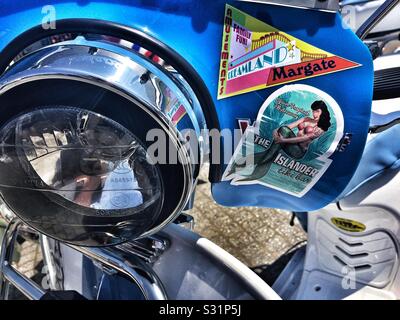 Mods und Wippen, Ostern Feiertag in Ramsgate, Kent Stockfoto