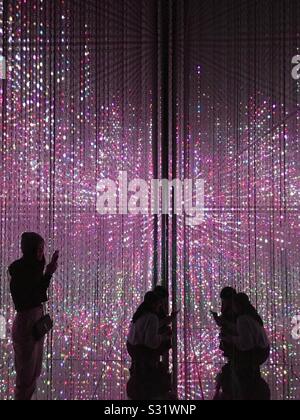 Mori Building Digital Art Museum: Epson teamLab Borderless - Odaiba, Tokio, Januar 2020. Stockfoto