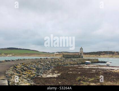 The Old Lighthouse, Port Logan, Dumfries and Galloway, Schottland Stockfoto