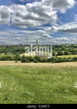 Dies ist die Bliss Tweed Mühle in Chipping Norton Oxfordshire. Die ehemalige Mühle ist heute Wohnungen. Stockfoto