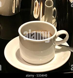 Eine schöne Tasse Kaffee Stockfoto