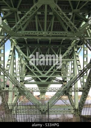 Silberne Jubiläumsbrücke Stockfoto