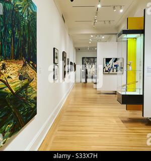 RISD Museum Gallery, Providence, Rhode Island, Vereinigte Staaten Stockfoto