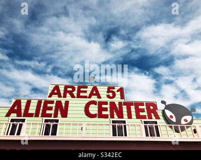 Area 51 Alien Center, Amargosa Valley, Nevada Stockfoto