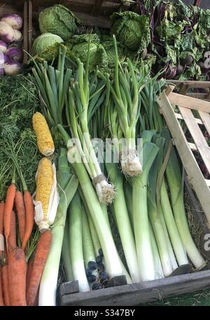 Gemüsemarkt Stockfoto