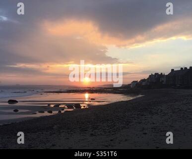 Sonnenuntergänge in Fife Stockfoto