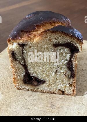 Cozonac, rumänisches Ostern und Weihnachtsbrot Stockfoto