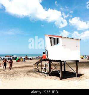 Strand Mar del Plata, Argentinien Stockfoto