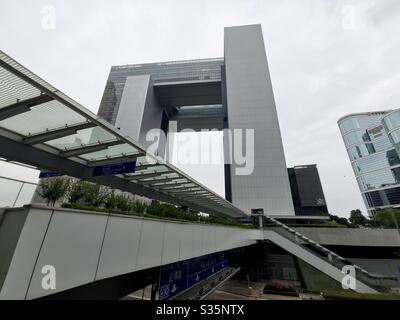 Zentralregierung Komplex von HKSAR in Admiralty, Hong Kong. Stockfoto