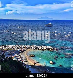 Die Insel Capri Stockfoto