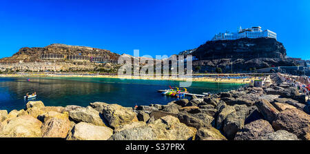 Gran Canaria, Playa de Amadores Stockfoto