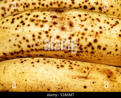 Makrofotografie – Banane Stockfoto
