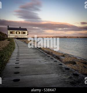 The Watch House, Lepe Country Park, Hampshire, England Stockfoto