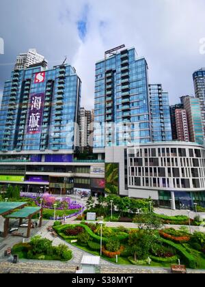 Das neue Einkaufszentrum Harbour North in North Point, Hongkong. Stockfoto