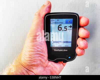 Freestyle Libre Flash Glucose Monitoring System Stockfoto