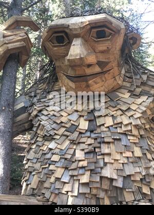 Isak der Troll in Breckenridge, CO Stockfoto