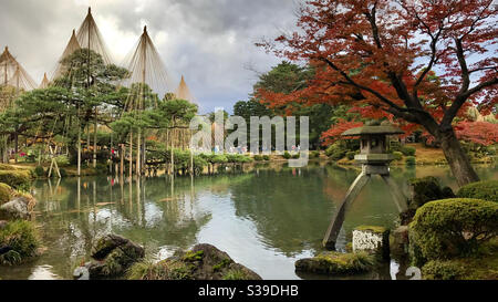 Kenroku-en Garden in Kanazawa Stockfoto