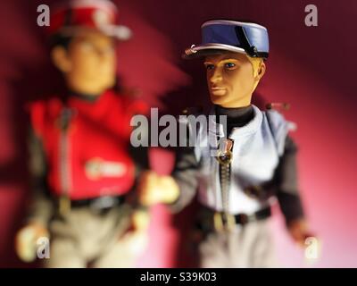 Captain Blue & Captain Scarlet Stockfoto