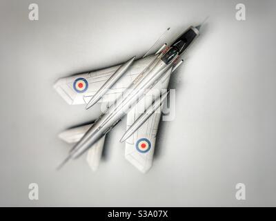 Lightning Plastikmodellflugzeug im Maßstab 1:1/72 Stockfoto