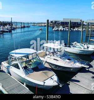 Millway Marina, Barnstable, Cape Cod, Massachusetts, Usa Stockfoto