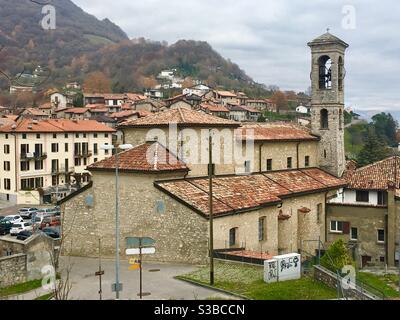 Ort Bre Pase, Monte Bre, Lugano, Tessin, Schweiz Stockfoto